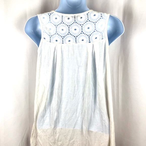 Hail3y:23 eyelet lace Cotton tank top S - Picture 3 of 6